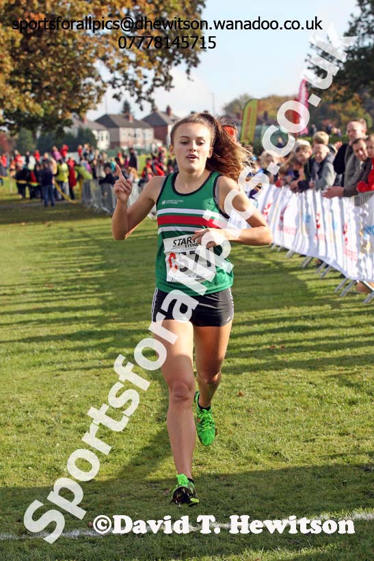 Womens under-17s Northern Cross Country Relays. Photo: David T. Hewitson/Sports for All Pics